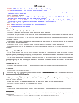ASTM D5286-20 REDLINE ASTM D5286-20 - Standard Test Methods for Determination of Transfer Efficiency Under General Production Conditions for Spray Application of Paints - Page 2 preview