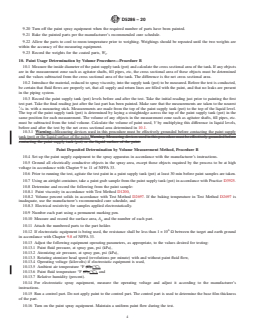 ASTM D5286-20 REDLINE ASTM D5286-20 - Standard Test Methods for Determination of Transfer Efficiency Under General Production Conditions for Spray Application of Paints - Page 4 preview