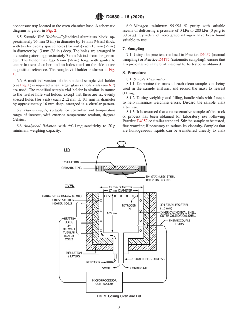 ASTM D4530-15(2020) - Standard Test Method for  Determination of Carbon Residue (Micro Method)