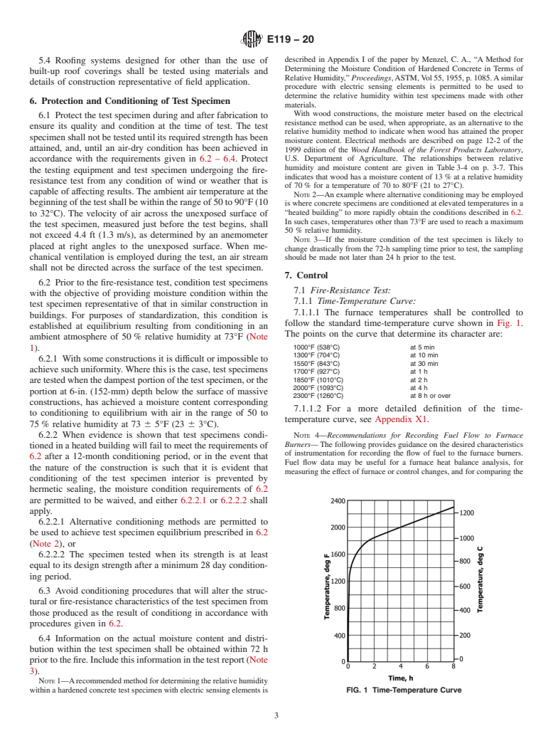 ASTM E119-20 - Standard Test Methods for  Fire Tests of Building Construction and Materials