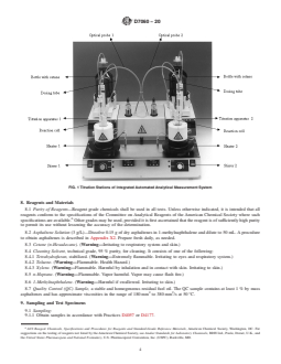 ASTM D7060-20 REDLINE ASTM D7060-20 - Standard Test Method for Determination of the Maximum Flocculation Ratio and Peptizing Power in Residual and Heavy Fuel Oils (Optical Detection Method) - Page 4 preview