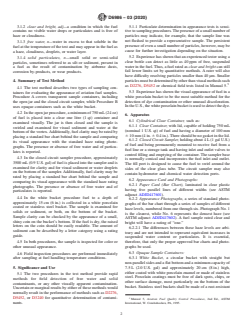 ASTM D6986-03(2020) ASTM D6986-03(2020) - Standard Test Method for Free Water, Particulate and Other Contamination in Aviation Fuels (Visual Inspection Procedures) - Page 2 preview