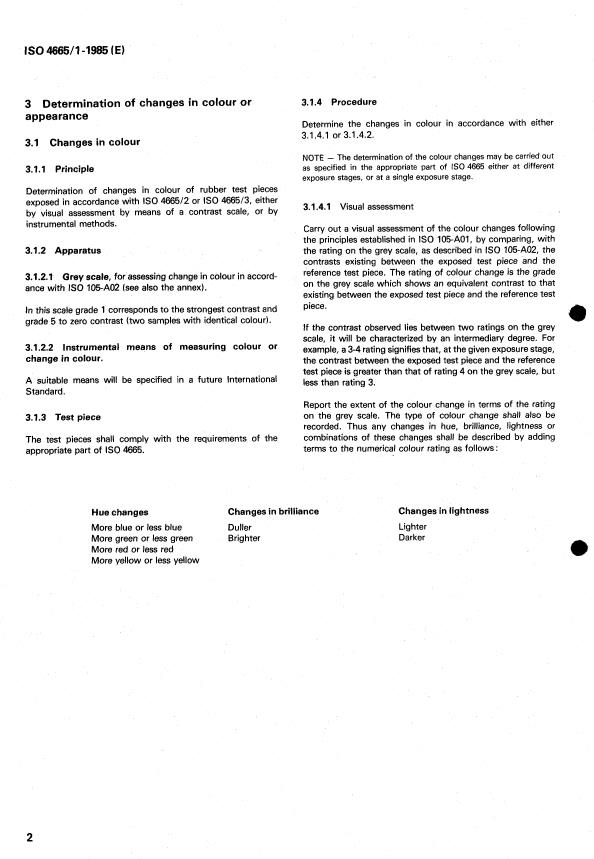 ISO 4665-1:1985 ISO 4665-1:1985 - Rubber, vulcanized -- Resistance to weathering - Page 4 preview