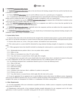 ASTM F2491-20 REDLINE ASTM F2491-20 - Standard Guide for Determining Safety Factors for Technical Rescue Systems and Equipment - Page 2 preview