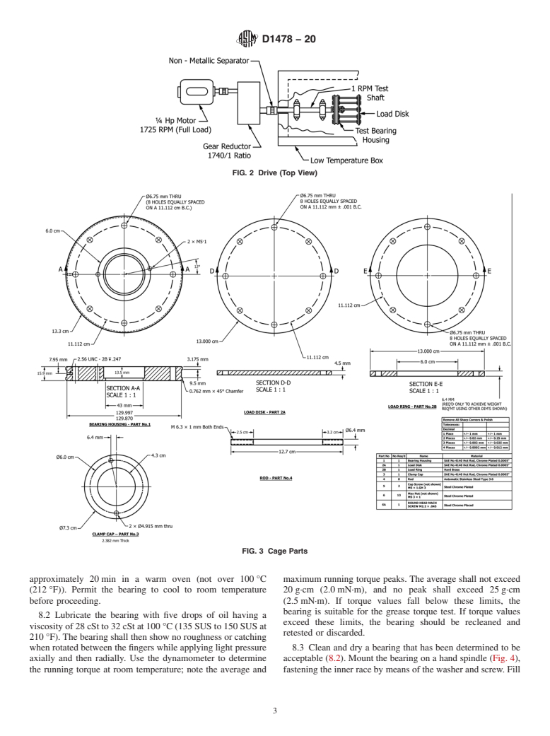 ASTM D1478-20 - Standard Test Method for  Low-Temperature Torque of Ball Bearing Grease