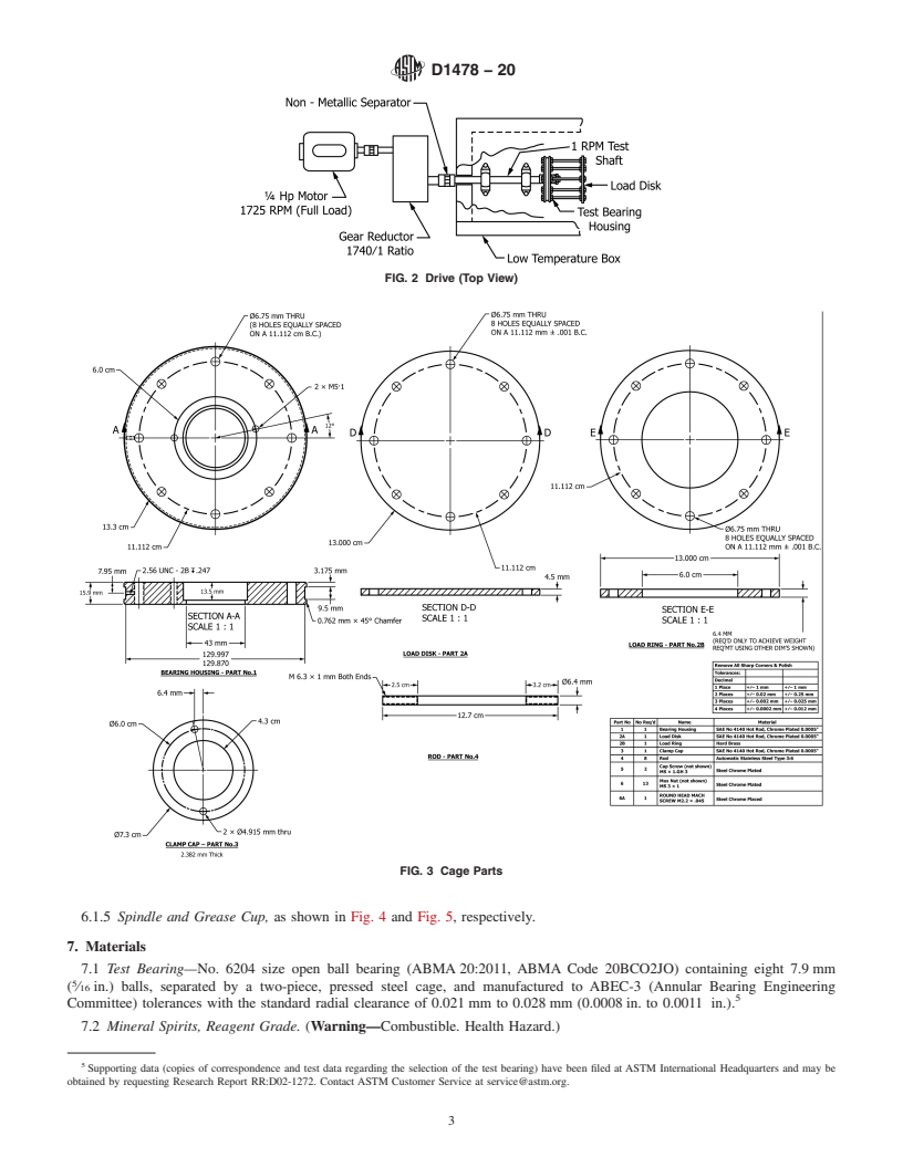 REDLINE ASTM D1478-20 - Standard Test Method for  Low-Temperature Torque of Ball Bearing Grease