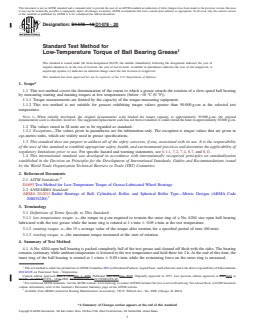 ASTM D1478-20 REDLINE ASTM D1478-20 - Standard Test Method for Low-Temperature Torque of Ball Bearing Grease - Page 1 preview