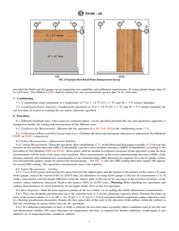 REDLINE ASTM F2199-20 - Standard Test Method for  Determining Dimensional Stability and Curling Properties of  Resilient Flooring after Exposure to Heat