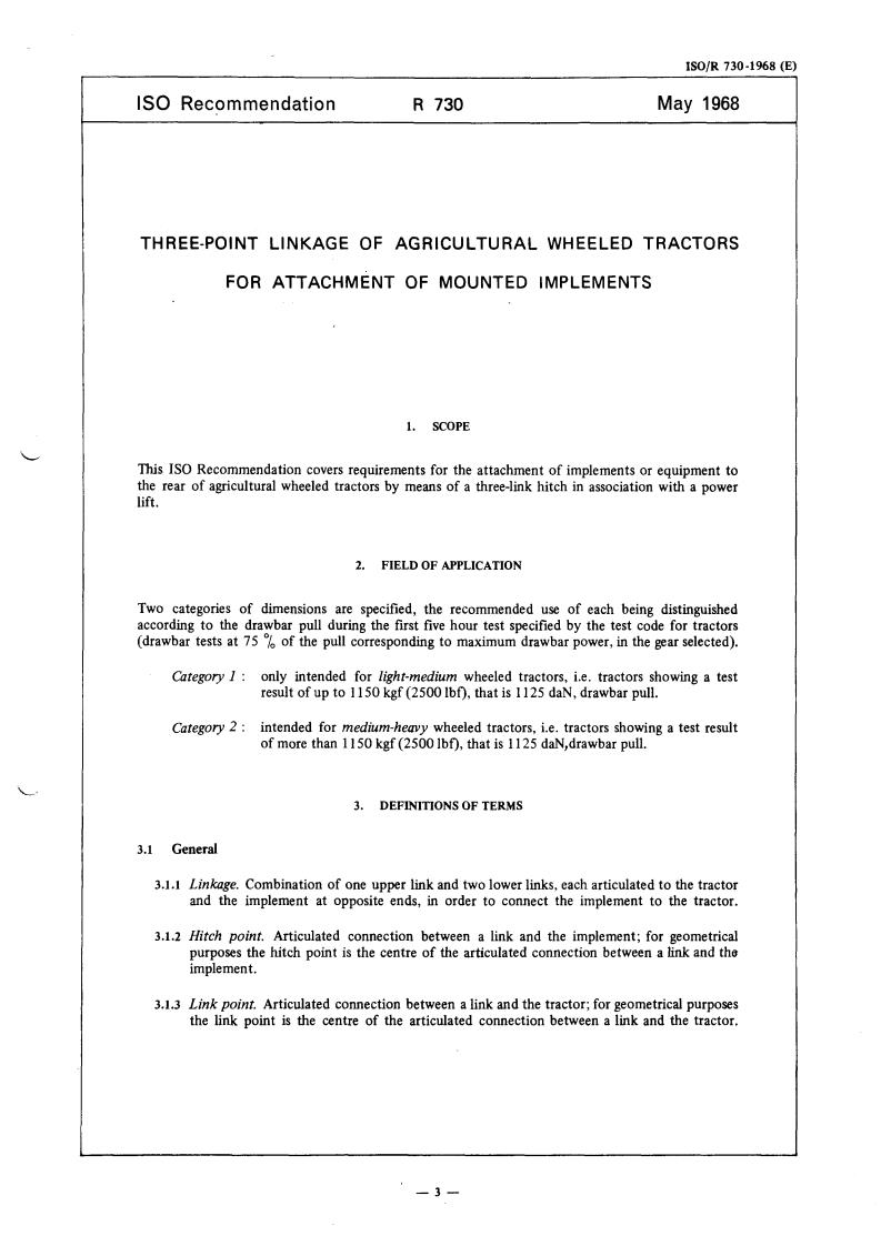 ISO/R 730:1968 - Title missing - Legacy paper document
Released:1/1/1968