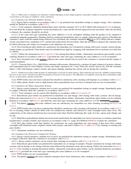 ASTM D4306-20 REDLINE ASTM D4306-20 - Standard Practice for Aviation Fuel Sample Containers for Tests Affected by Trace Contamination - Page 4 preview
