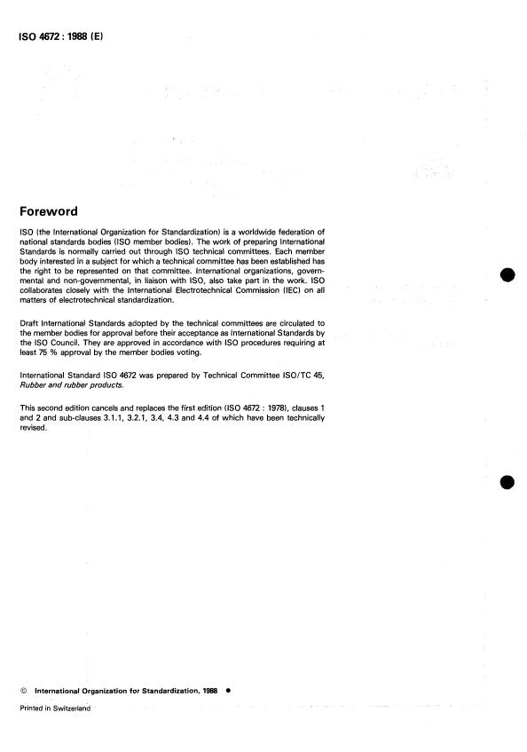 ISO 4672:1988 ISO 4672:1988 - Rubber and plastics hoses -- Sub-ambient temperature flexibility tests - Page 2 preview