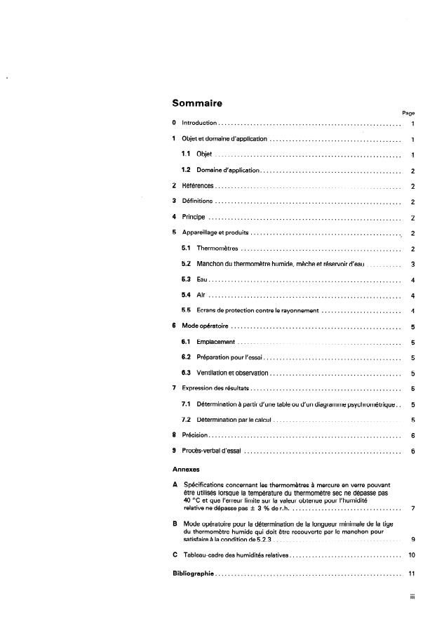 ISO 4677-1:1985 - Atmospheres de conditionnement et d'essai -- Détermination de l'humidité relative