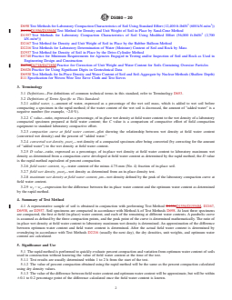 ASTM D5080-20 REDLINE ASTM D5080-20 - Standard Test Method for Rapid Determination of Percent Compaction - Page 2 preview
