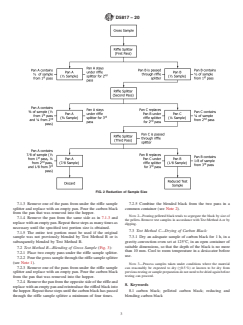 ASTM D5817-20 ASTM D5817-20 - Standard Practice for Carbon Black, Pelleted—Reduction, Blending, and Drying of Gross Samples for Testing
