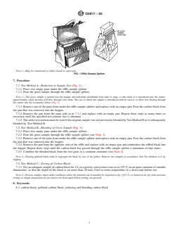 ASTM D5817-20 REDLINE ASTM D5817-20 - Standard Practice for Carbon Black, Pelleted—Reduction, Blending, and Drying of Gross Samples for Testing