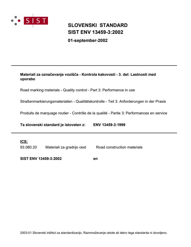 ENV 13459-3:2002