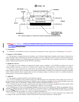 ASTM E398-20 REDLINE ASTM E398-20 - Standard Test Method for Water Vapor Transmission Rate of Sheet Materials Using Dynamic Relative Humidity Measurement - Page 2 preview