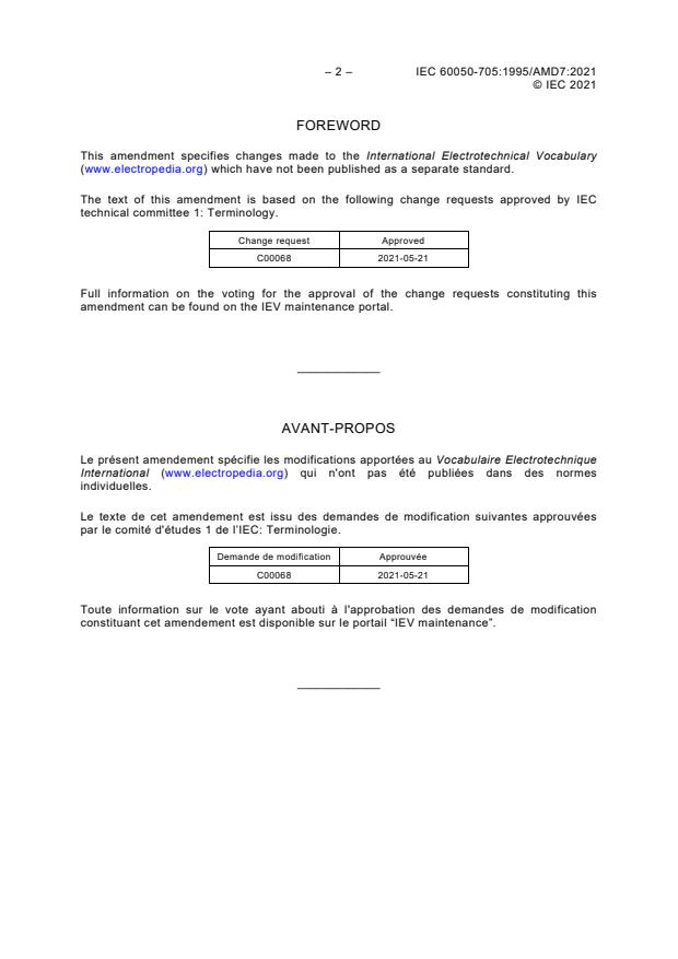 IEC 60050-705:1995/AMD7:2021 IEC 60050-705:1995/AMD7:2021 - Amendment 7 - International Electrotechnical Vocabulary (IEV) - Part 705: Radio wave propagation - Page 4 preview