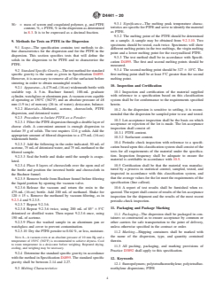 ASTM D4441-20 ASTM D4441-20 - Standard Specification for Aqueous Dispersions of Polytetrafluoroethylene - Page 4 preview