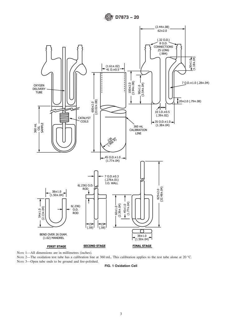 ASTM D7873-20 - Standard Test Method for Determination of Oxidation Stability and Insolubles Formation  of Inhibited Turbine Oils at 120 °C Without the Inclusion  of Water (Dry TOST Method)