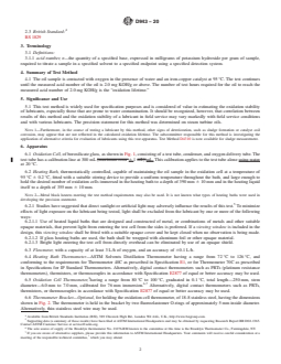 ASTM D943-20 REDLINE ASTM D943-20 - Standard Test Method for Oxidation Characteristics of Inhibited Mineral Oils - Page 2 preview