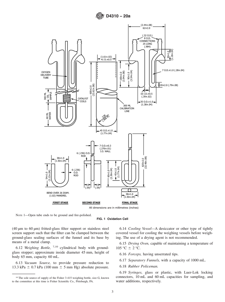 ASTM D4310-20a - Standard Test Method for  Determination of Sludging and Corrosion Tendencies of Inhibited   Mineral Oils