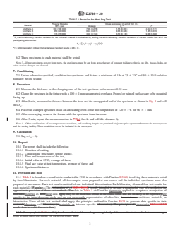 REDLINE ASTM D3769-20 - Standard Test Method for Microcellular Urethanes—High-Temperature Sag