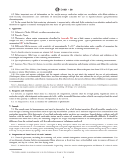 ASTM D4001-20 REDLINE ASTM D4001-20 - Standard Test Method for Determination of Weight-Average Molecular Weight of Polymers by Light Scattering - Page 2 preview