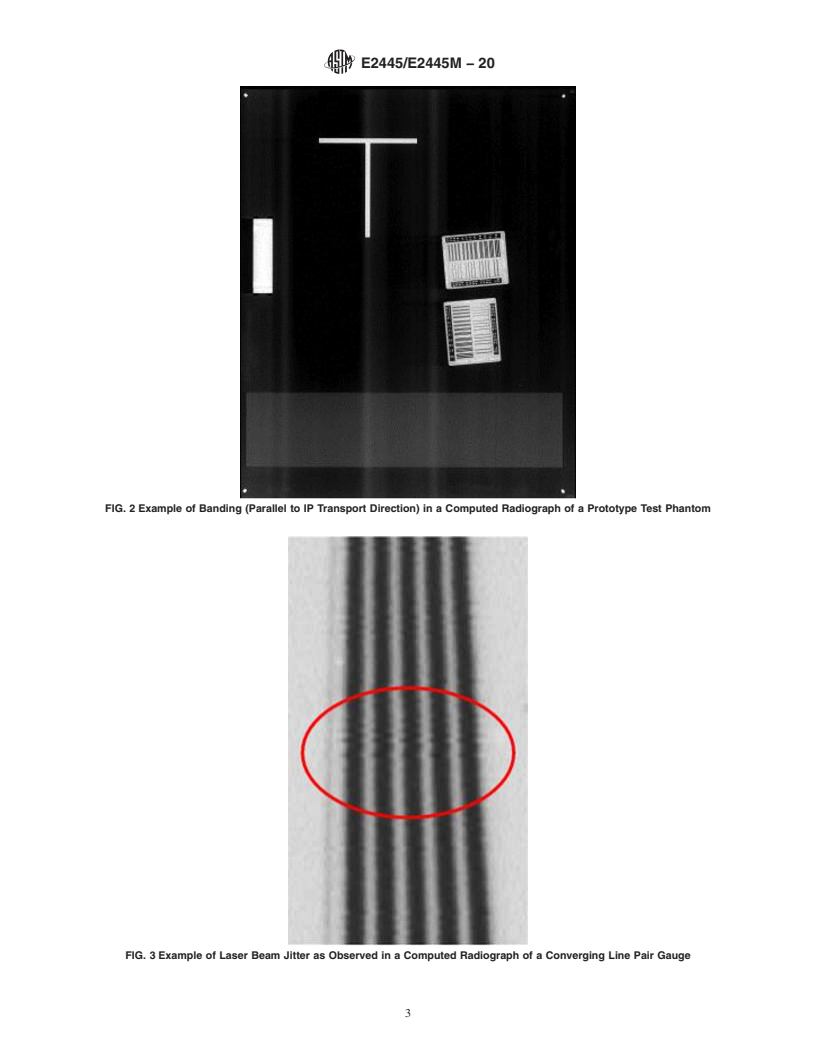 REDLINE ASTM E2445/E2445M-20 - Standard Practice for Performance Evaluation and Long-Term Stability of Computed  Radiography Systems