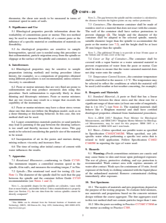 ASTM C1874-20 ASTM C1874-20 - Standard Test Method for Measuring Rheological Properties of Cementitious Materials Using Coaxial Rotational Rheometer - Page 2 preview