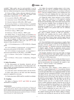 ASTM D5836-20 ASTM D5836-20 - Standard Test Method for Determination of 2,4-Toluene Diisocyanate (2,4-TDI) and 2,6-Toluene Diisocyanate (2,6-TDI) in Workplace Atmospheres (1-2 PP Method) - Page 3 preview