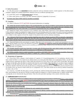ASTM D5836-20 REDLINE ASTM D5836-20 - Standard Test Method for Determination of 2,4-Toluene Diisocyanate (2,4-TDI) and 2,6-Toluene Diisocyanate (2,6-TDI) in Workplace Atmospheres (1-2 PP Method) - Page 4 preview
