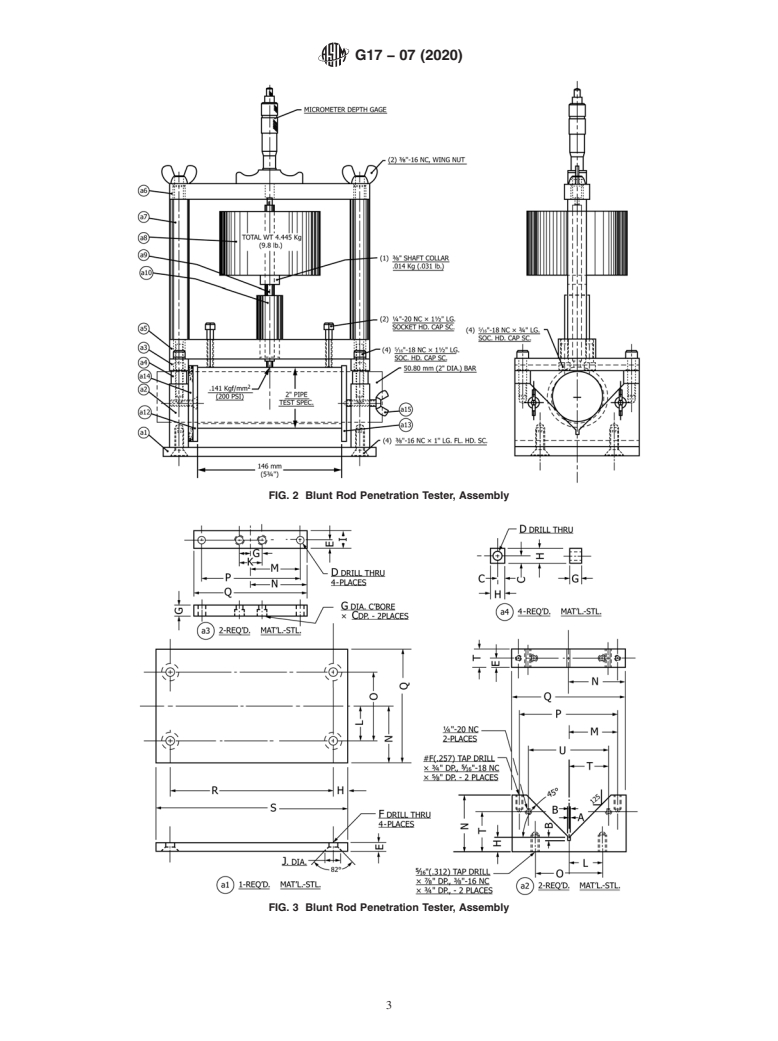 ASTM G17-07(2020) - Standard Test Method for Penetration Resistance of Pipeline Coatings (Blunt Rod)