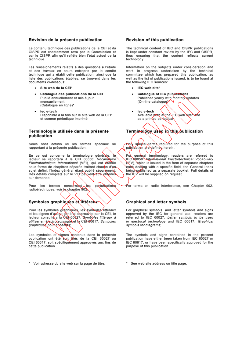 CISPR 16-4:2002 CISPR 16-4:2002 - Specification for radio disturbance and immunity measuring apparatus and methods - Part 4: Uncertainty in EMC measurements
Released:5/29/2002
Isbn:2831863716 - Page 2 preview