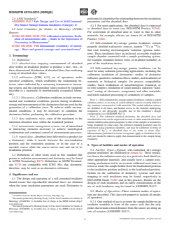 ASTM ISO/ASTM52116-13(2020) ASTM ISO/ASTM52116-13(2020) - Standard Practice for Dosimetry for a Self-Contained Dry-Storage Gamma Irradiator - Page 2 preview