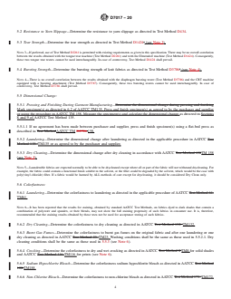 ASTM D7017-20 REDLINE ASTM D7017-20 - Standard Performance Specification for Water-Resistant Rainwear and All-Purpose, Water-Repellent Coat Fabrics - Page 4 preview