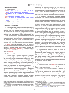 ASTM D6903-07(2020) ASTM D6903-07(2020) - Standard Test Method for Determination of Organic Biocide Release Rate From Antifouling Coatings in Substitute Ocean Water - Page 2 preview