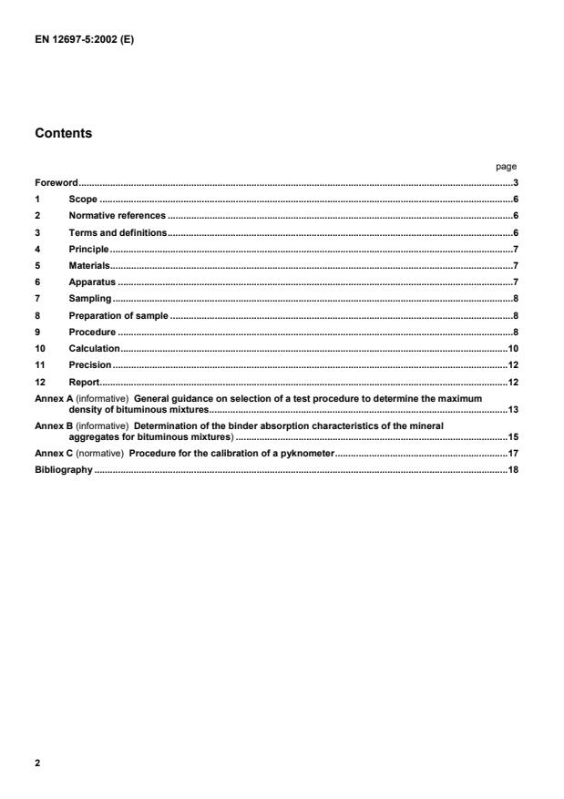 EN 12697-5:2002 EN 12697-5:2004 - Page 4 preview