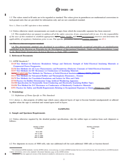 ASTM D4325-20 REDLINE ASTM D4325-20 - Standard Test Methods for Nonmetallic Semi-Conducting and Electrically Insulating Rubber Tapes - Page 2 preview