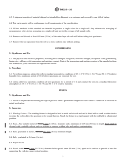 ASTM D4325-20 REDLINE ASTM D4325-20 - Standard Test Methods for Nonmetallic Semi-Conducting and Electrically Insulating Rubber Tapes - Page 3 preview