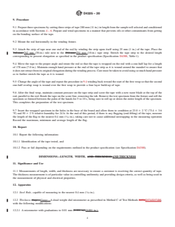 ASTM D4325-20 REDLINE ASTM D4325-20 - Standard Test Methods for Nonmetallic Semi-Conducting and Electrically Insulating Rubber Tapes - Page 4 preview