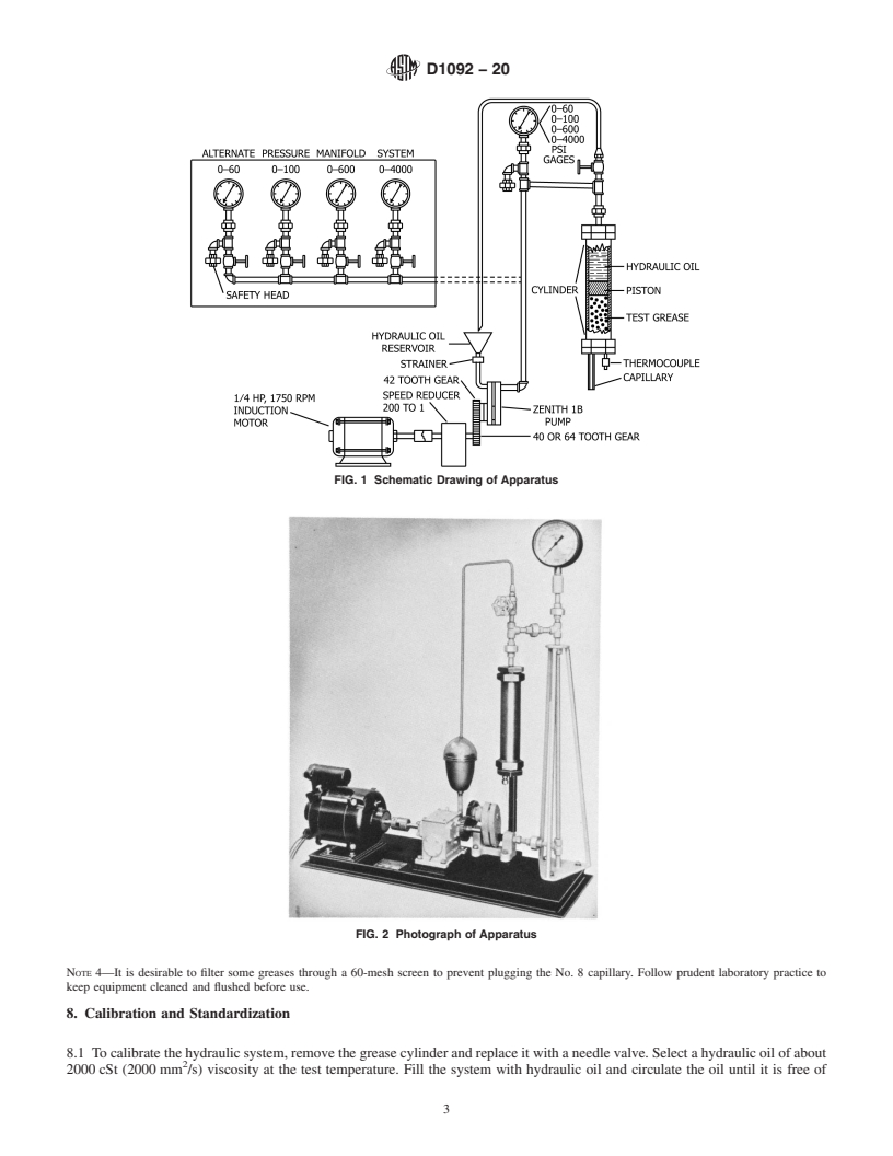 REDLINE ASTM D1092-20 - Standard Test Method for Measuring Apparent Viscosity of Lubricating Greases