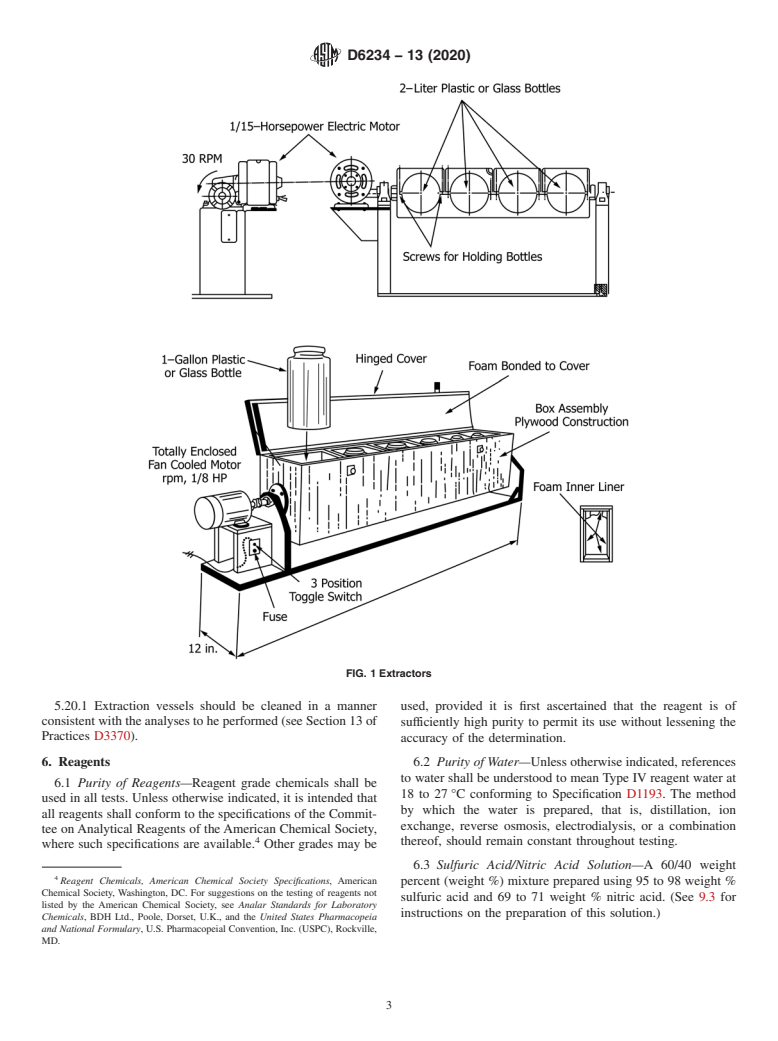 ASTM D6234-13(2020) - Standard Test Method for Shake Extraction of Mining Waste by the Synthetic Precipitation  Leaching Procedure