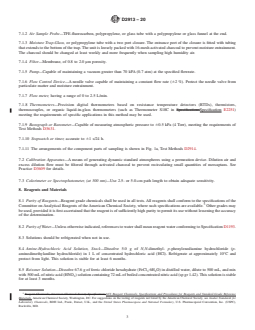 ASTM D2913-20 REDLINE ASTM D2913-20 - Standard Test Method for Mercaptan Content of the Atmosphere - Page 3 preview