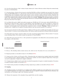 ASTM D2913-20 REDLINE ASTM D2913-20 - Standard Test Method for Mercaptan Content of the Atmosphere - Page 4 preview