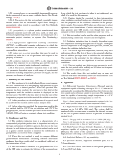 ASTM D5885/D5885M-20 ASTM D5885/D5885M-20 - Standard Test Method for Oxidative Induction Time of Polyolefin Geosynthetics by High-Pressure Differential Scanning Calorimetry - Page 2 preview