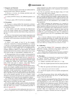 ASTM D5885/D5885M-20 ASTM D5885/D5885M-20 - Standard Test Method for Oxidative Induction Time of Polyolefin Geosynthetics by High-Pressure Differential Scanning Calorimetry - Page 3 preview