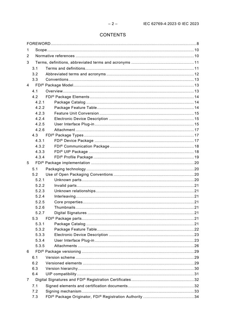 IEC 62769-4:2023 IEC 62769-4:2023 - Field Device Integration (FDI®) - Part 4: FDI Packages
Released:4/5/2023 - Page 4 preview