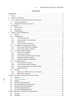 IEC 62769-150-1:2023 RLV - Field device integration (FDI)® - Part 150-1: Profiles - ISA100
Released:4/19/2023
Isbn:9782832268971 - Page 4 preview