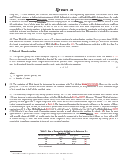 ASTM D6270-20 REDLINE ASTM D6270-20 - Standard Practice for Use of Scrap Tires in Civil Engineering Applications - Page 3 preview